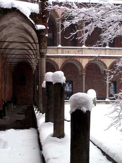 Universit degli Studi, cortile della ghiacciaia